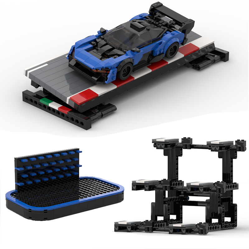 Victor Racket Jetspeed - DIY 기술 MOC 스피드 자동차 스포츠카