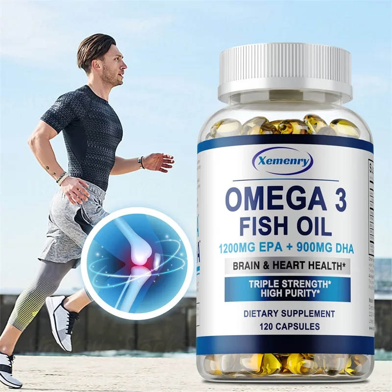 Omega 3 Fish Oil - 신경계, 피부, 모발, 뼈 및 관절