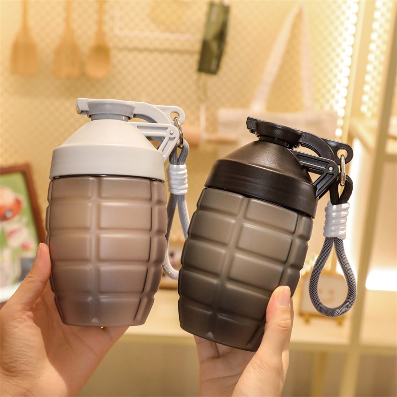 Fitness Nutrition Milk Shake - 600ml 피트니스 스포츠 물병 손잡이 포함