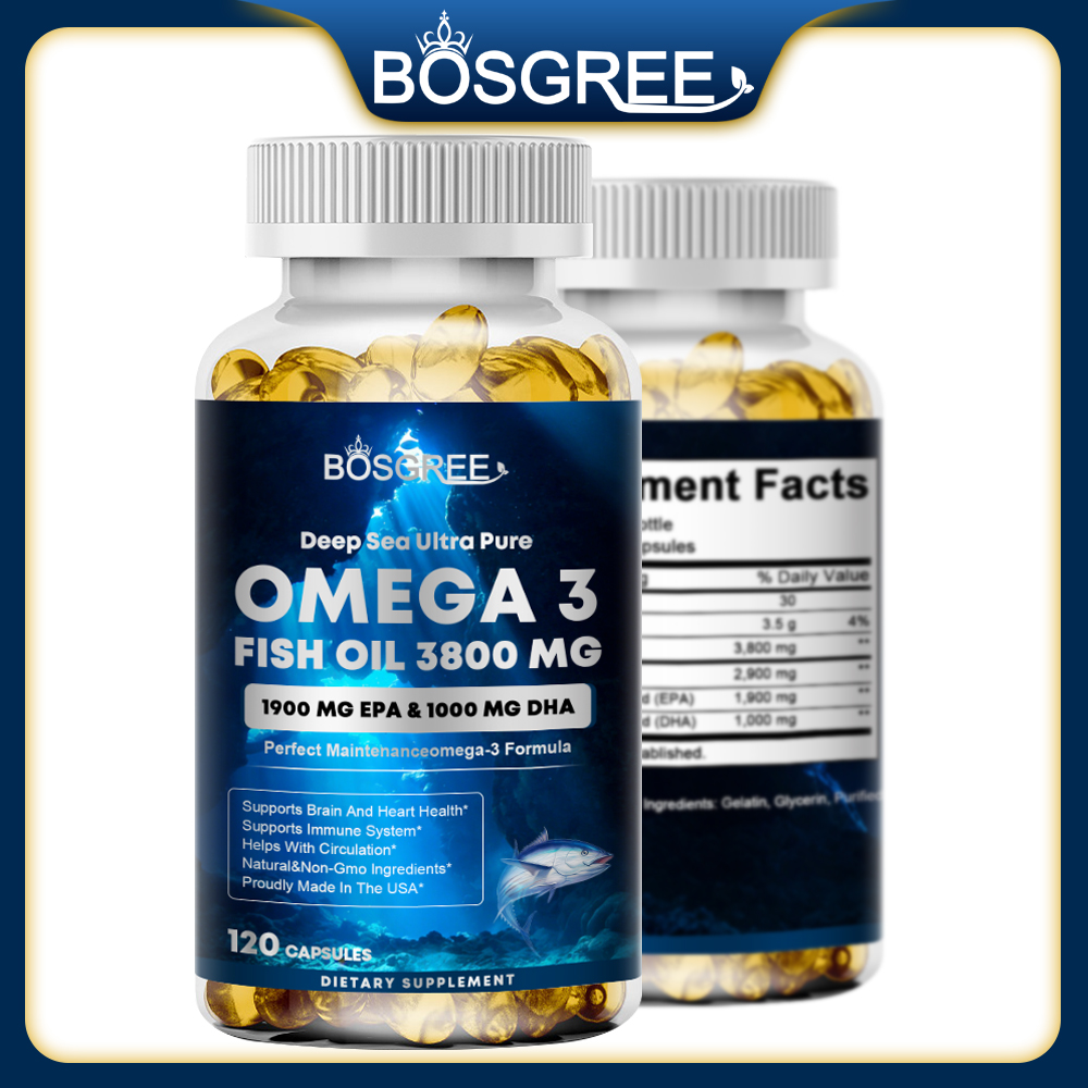 Omega 3 Fish Oil - 오메가 3 피쉬 오일 보충제, EPA+DHA