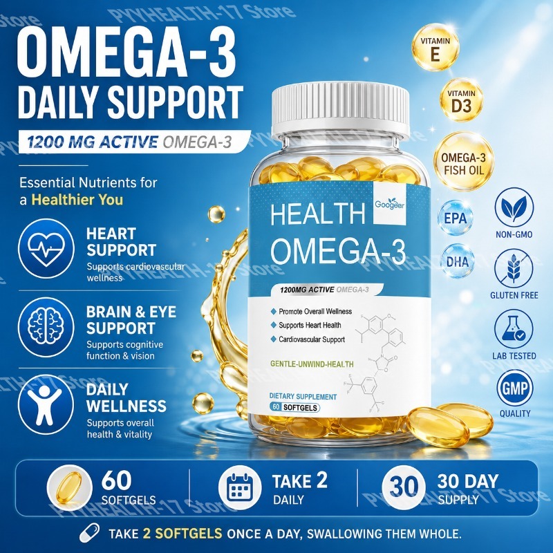 오메가-3 소프트젤 1200mg 활성 오메가-3 EPA - Omega 3 Fish Oil 리뷰 및 가격