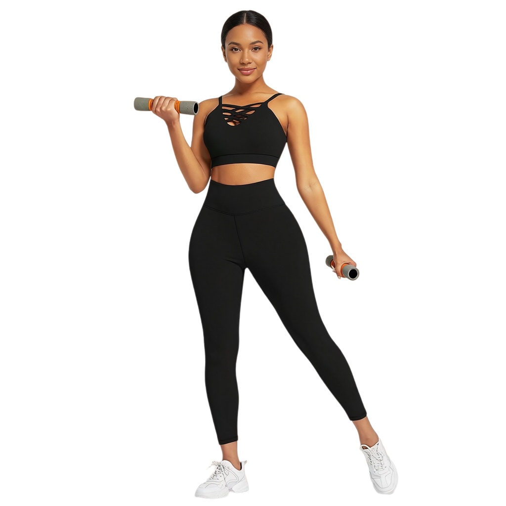 여성용 요가 피트니스 세트 3종 - 짐 운동용 긴팔 크 - Fitness & Nutrition Lab 리뷰 및 가격