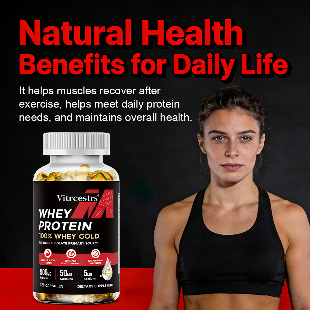 유청 단백질 농축 캡슐 - 900mg 단백질, 운동 후 - Nutrition For Fitness And Sports 리뷰 및 가격