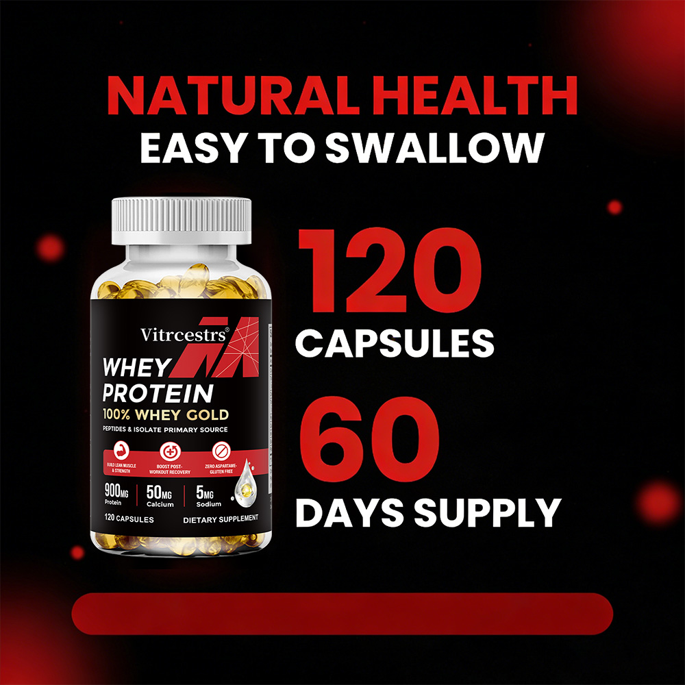 유청 단백질 농축 캡슐 - 900mg 단백질, 운동 후 - Nutrition For Fitness And Sports 리뷰 및 가격