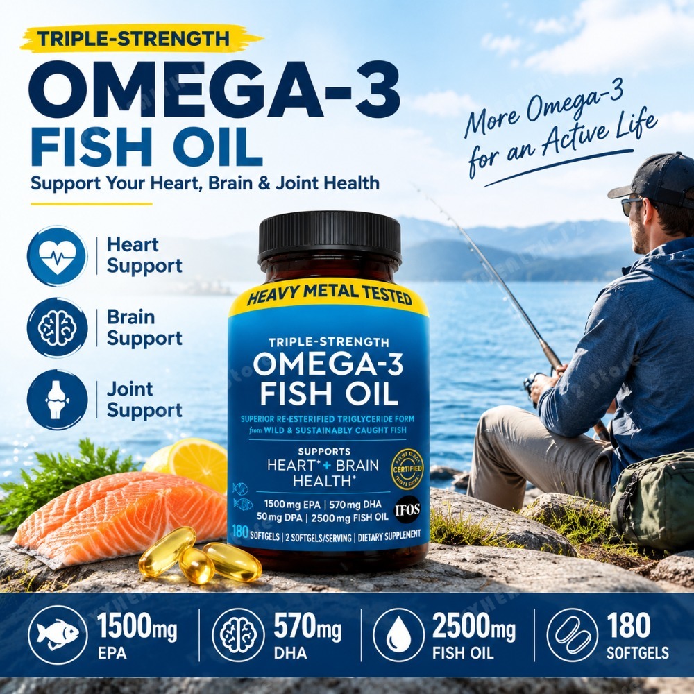 고함량 오메가-3 어유 소프트젤, EPA 1500mg, - Omega 3 Fish Oil 리뷰 및 가격
