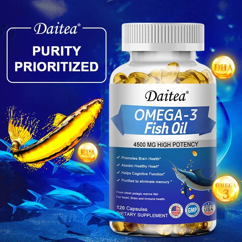 오메가 3 피쉬 오일 - 비GMO, 글루텐 프리 피쉬  - Omega 3 Fish Oil 리뷰 및 가격