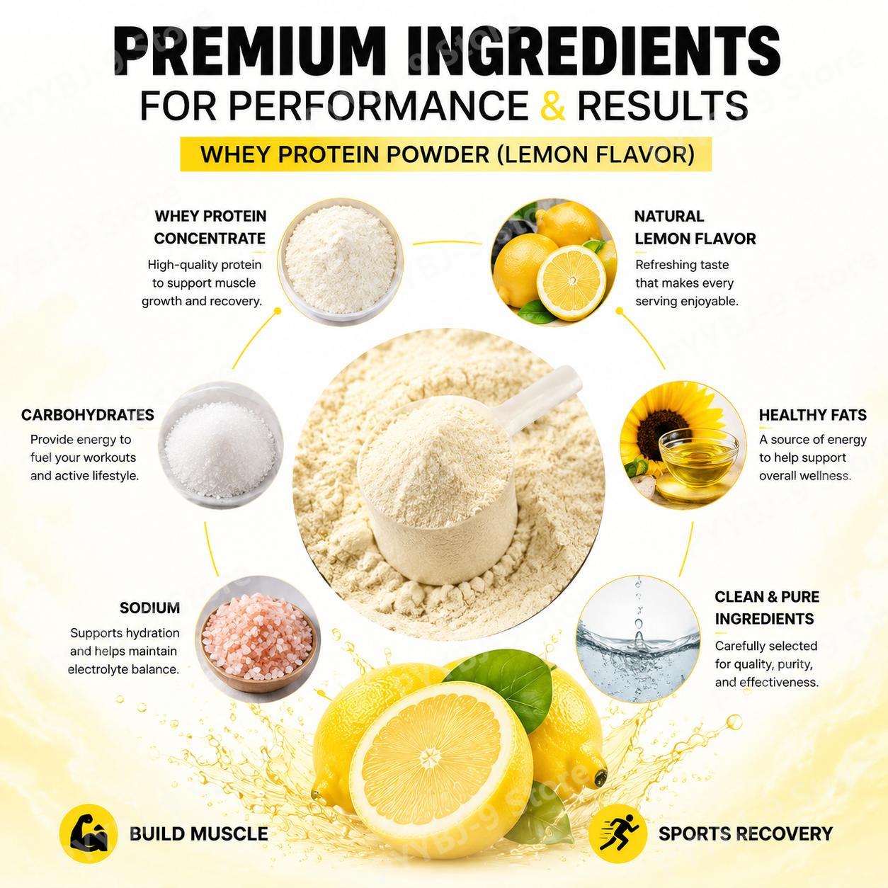 너처노바 웨이 프로틴 파우더 레몬맛 근육 강화, 스포츠 - Nutrition For Fitness And Sports 리뷰 및 가격