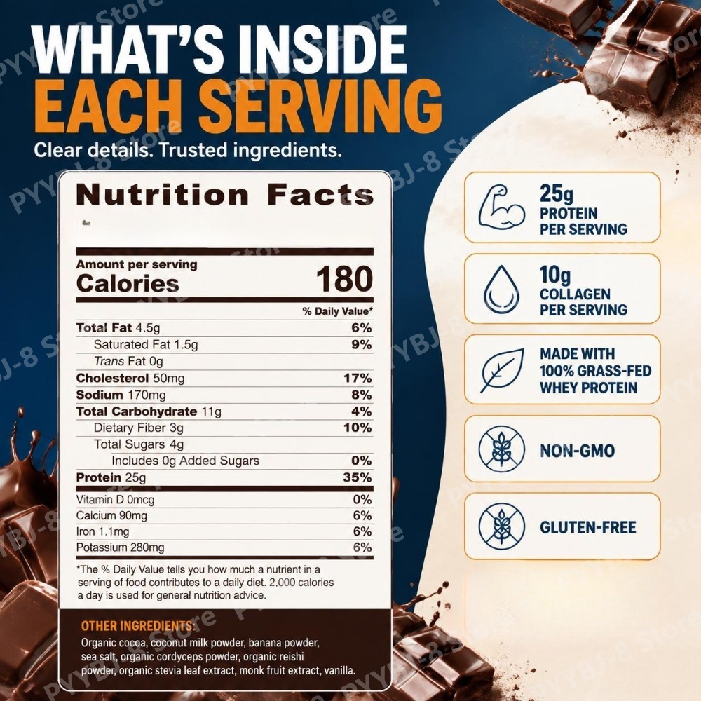 올인원 단백질 파우더, 한회 제공량당 단백질 25g 및 - Nutrition For Fitness And Sports 리뷰 및 가격